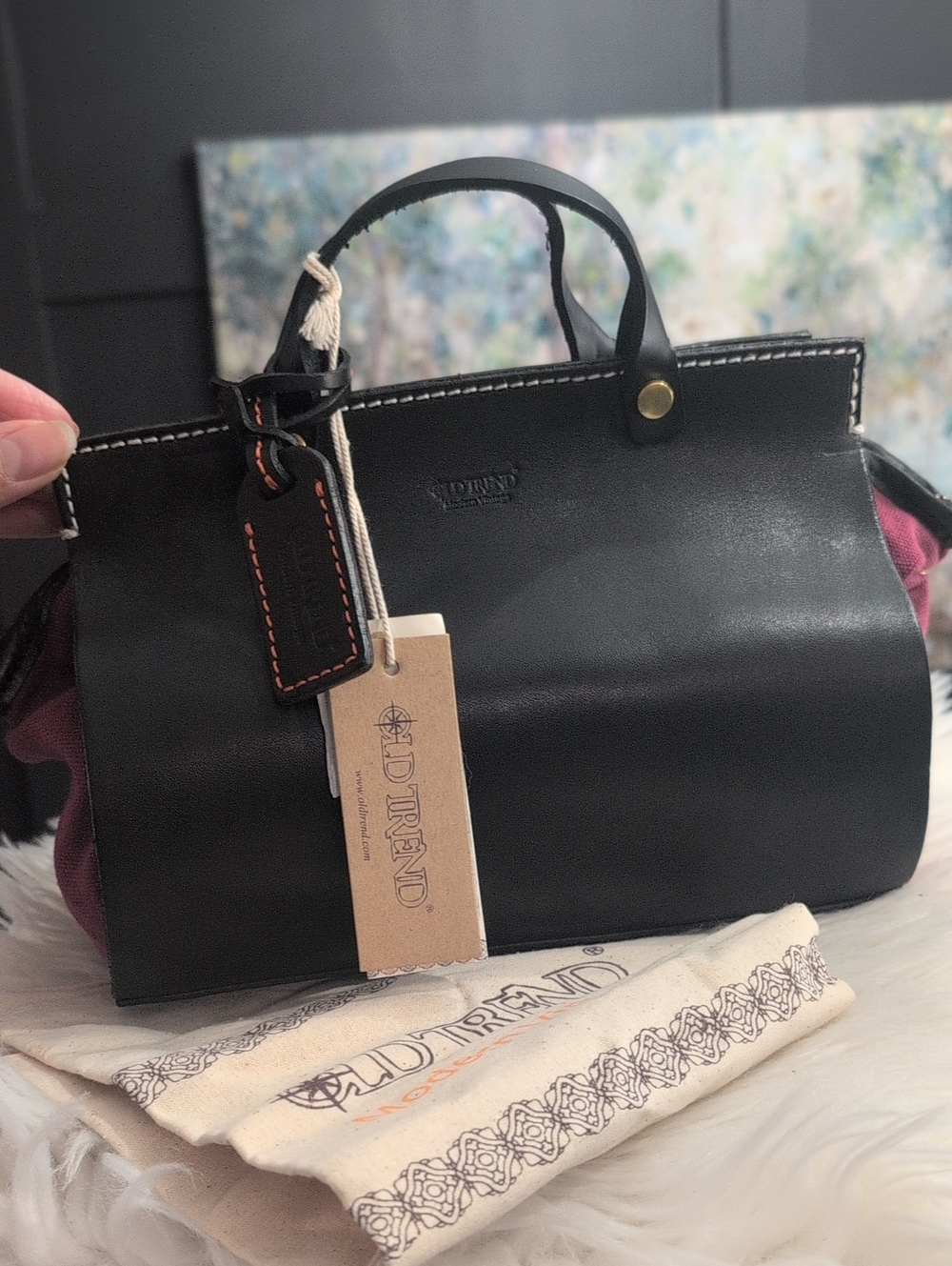 Old Trend Leather "Out west Satchel"